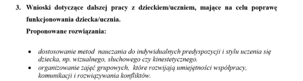 PORADNIKI/GOTOWE ROZWIĄZANIA I ZAPISY. OPINIA O UCZNIU/SPRAWOZDANIE Z ZAJĘĆ REWALIDACYJNYCH