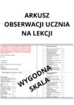DIAGNOZA SZKOLNA- ZESTAW ARKUSZY OBSERWACYJNYCH.