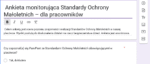 Ankiety diagnostyczne i ewaluacyjne 2025/2026 – Czynniki chroniące i ryzyka + Standardy Ochrony Małoletnich