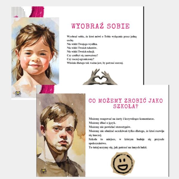 Światowy Dzień Osób z Zespołem Downa – gotowy pakiet edukacyjny dla szkoły