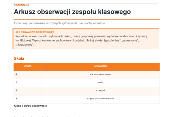 Niezbędnik wychowawcy 2026/2027 – plany pracy, Kompas Jutra, godziny bezpieczeństwa i tydzień projektowy